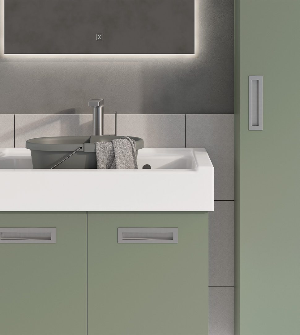 Lavabo funzionale spazioso 1