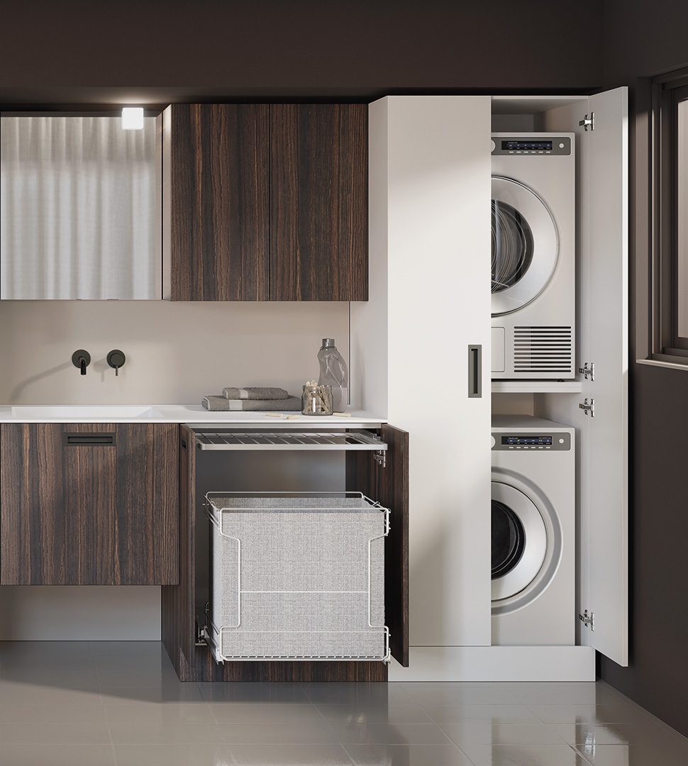 Lavanderia modulare con accessori